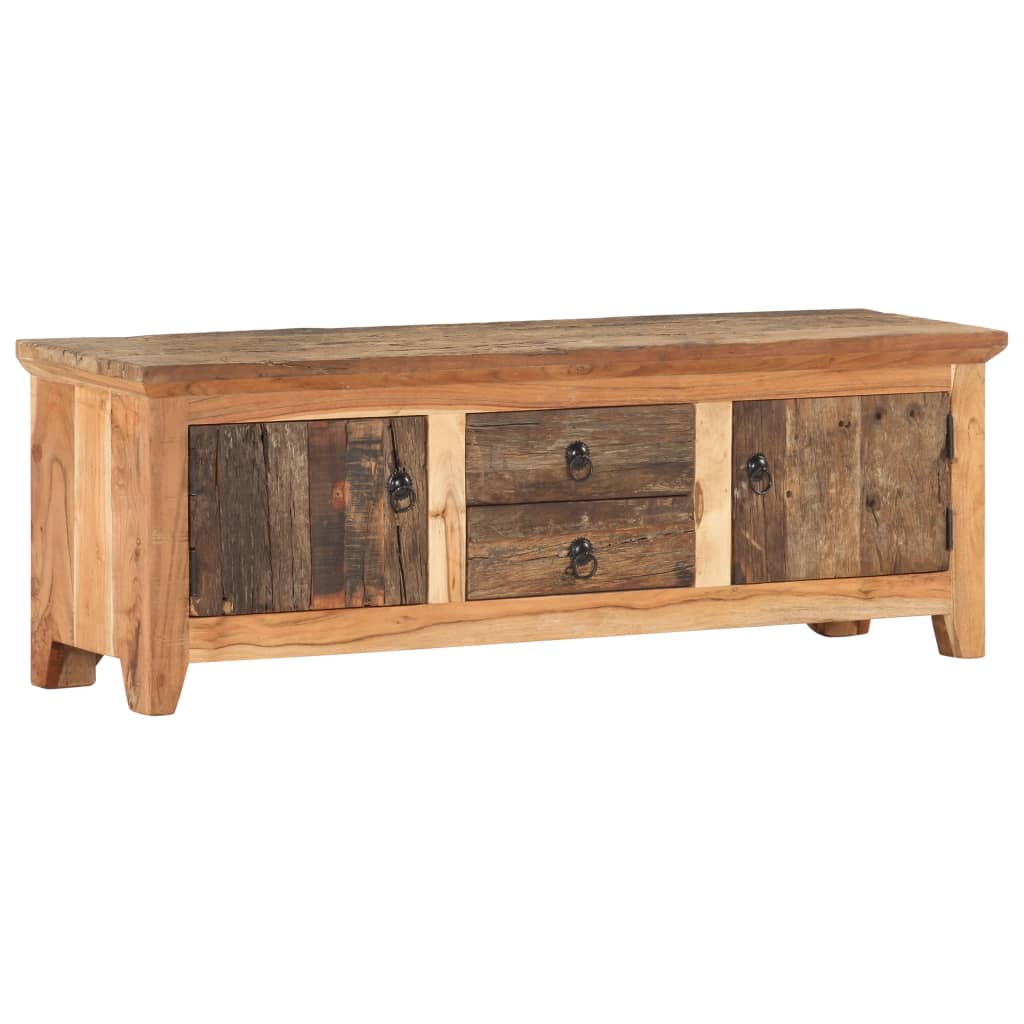 Tv-meubel 120x30x40 cm massief acaciahout en gerecycled hout is nu te koop bij PeponiXL, paradijselijk wonen!