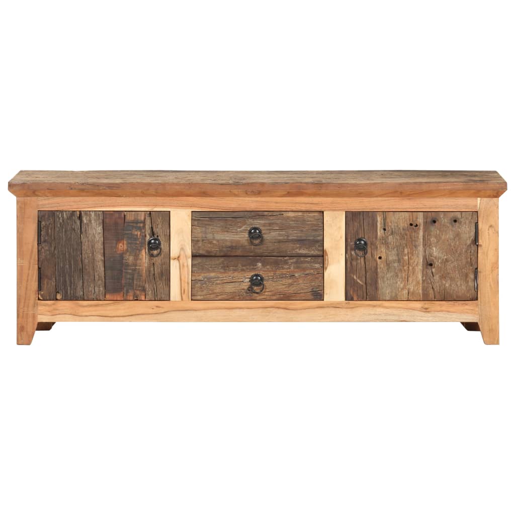 Tv-meubel 120x30x40 cm massief acaciahout en gerecycled hout is nu te koop bij PeponiXL, paradijselijk wonen!