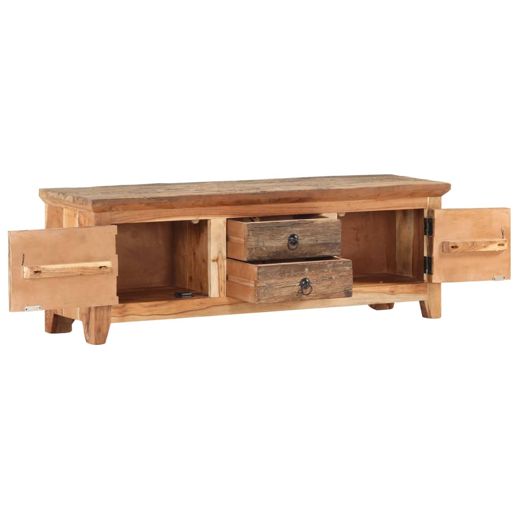 Tv-meubel 120x30x40 cm massief acaciahout en gerecycled hout is nu te koop bij PeponiXL, paradijselijk wonen!