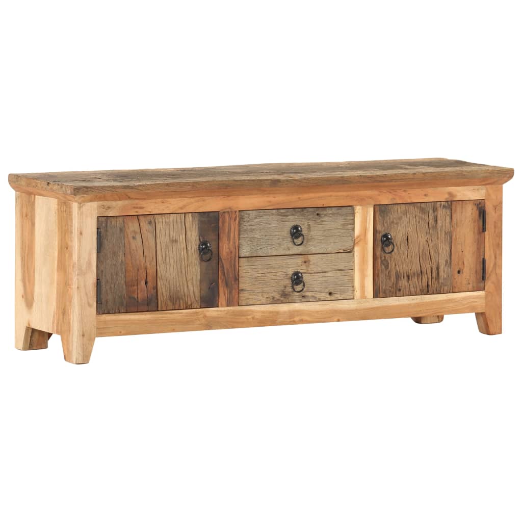 Tv-meubel 120x30x40 cm massief acaciahout en gerecycled hout is nu te koop bij PeponiXL, paradijselijk wonen!