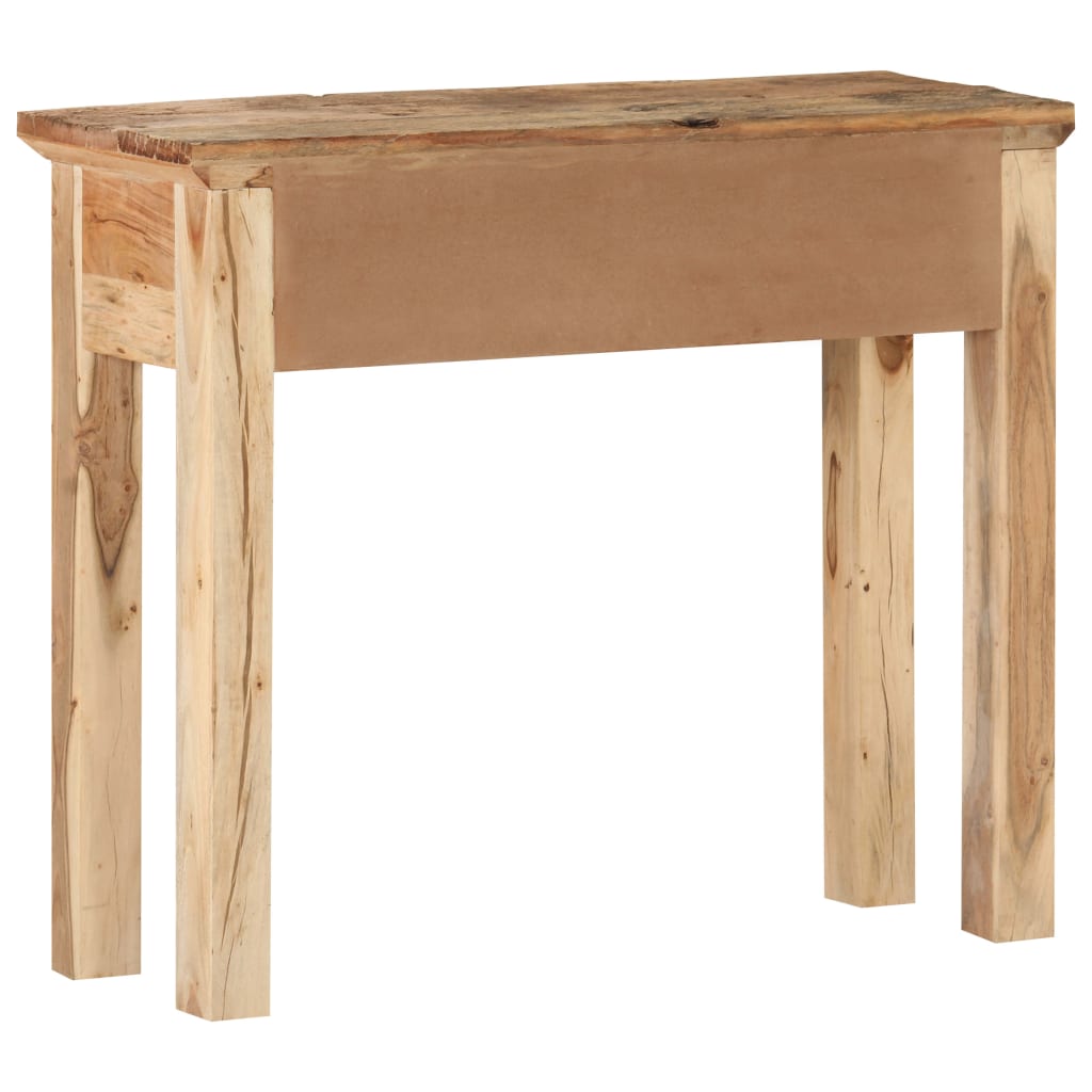 Wandtafel 90,5x30x75 cm massief acaciahout en gerecycled hout is nu te koop bij PeponiXL, paradijselijk wonen!
