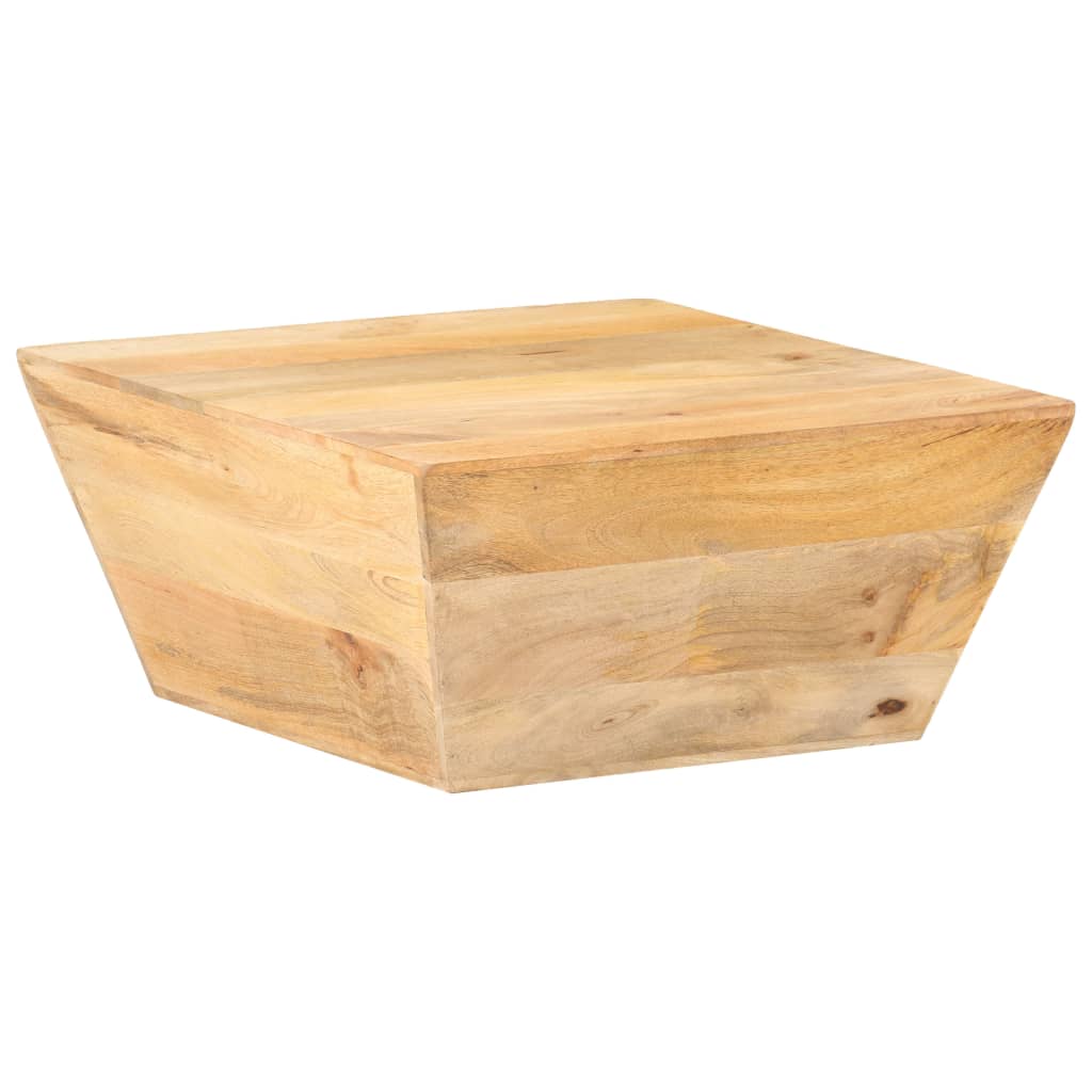 Salontafel V-vormig 66x66x30 cm massief mangohout is nu te koop bij PeponiXL, paradijselijk wonen!