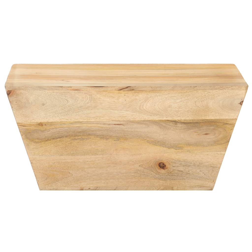 Salontafel V-vormig 66x66x30 cm massief mangohout is nu te koop bij PeponiXL, paradijselijk wonen!