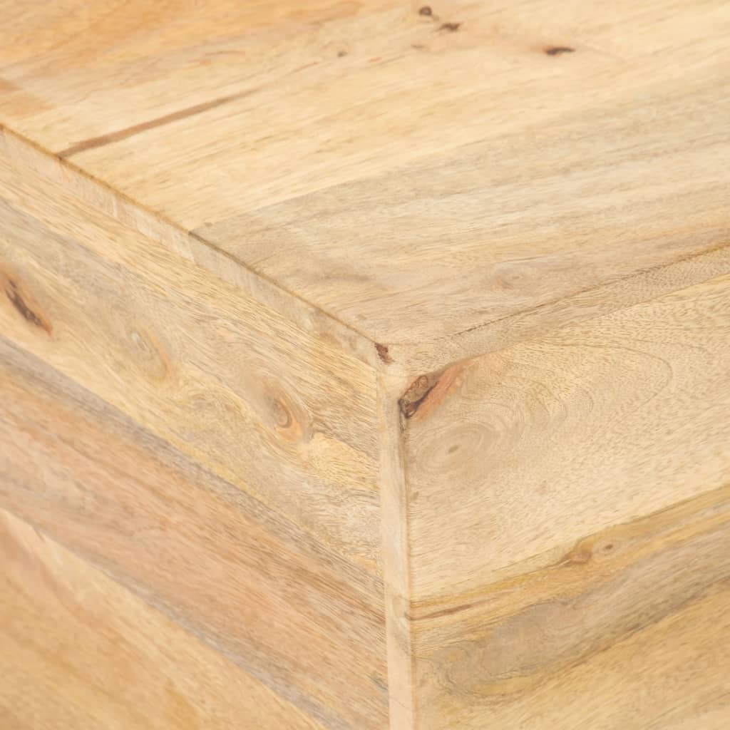 Salontafel V-vormig 66x66x30 cm massief mangohout is nu te koop bij PeponiXL, paradijselijk wonen!