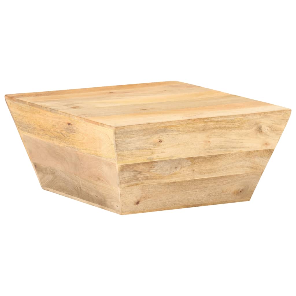 Salontafel V-vormig 66x66x30 cm massief mangohout is nu te koop bij PeponiXL, paradijselijk wonen!
