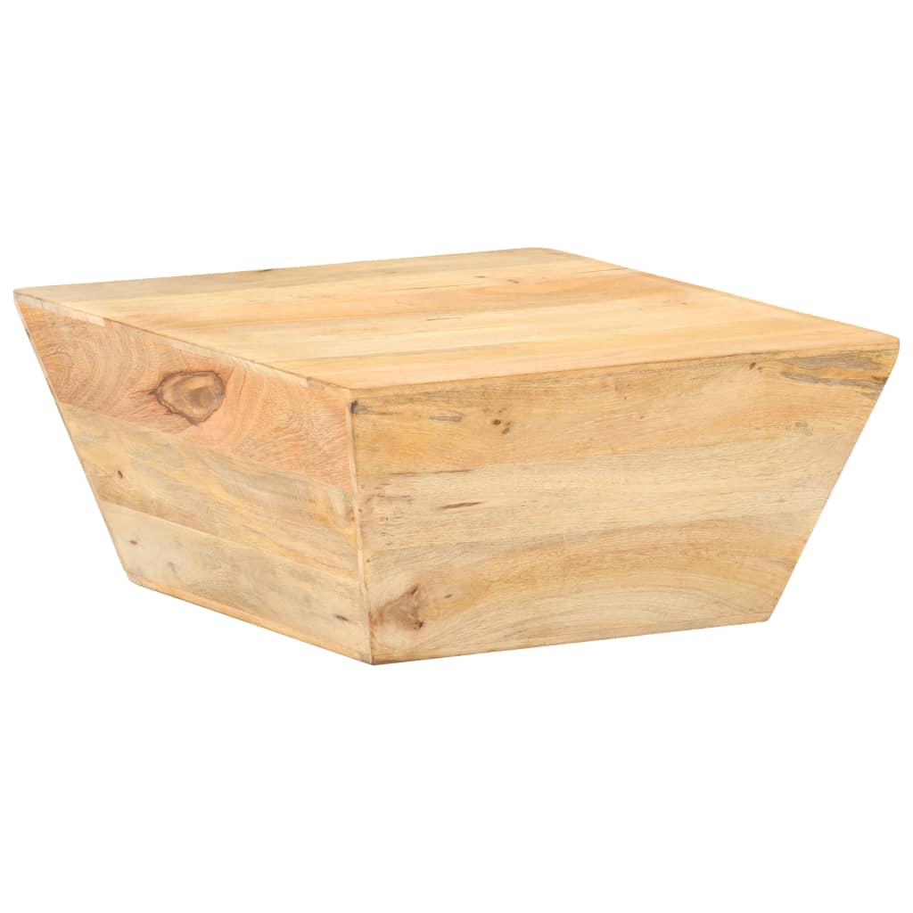 Salontafel V-vormig 66x66x30 cm massief mangohout is nu te koop bij PeponiXL, paradijselijk wonen!