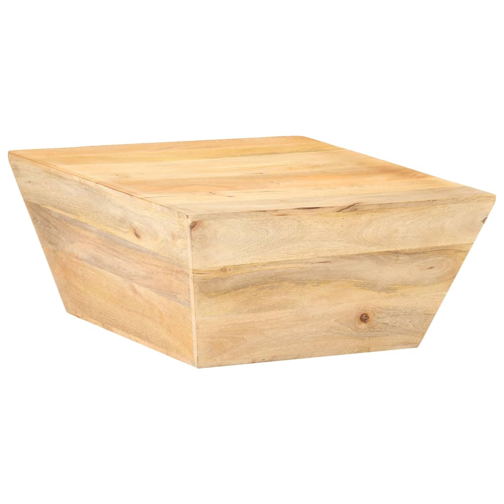 Salontafel V-vormig 66x66x30 cm massief mangohout is nu te koop bij PeponiXL, paradijselijk wonen!