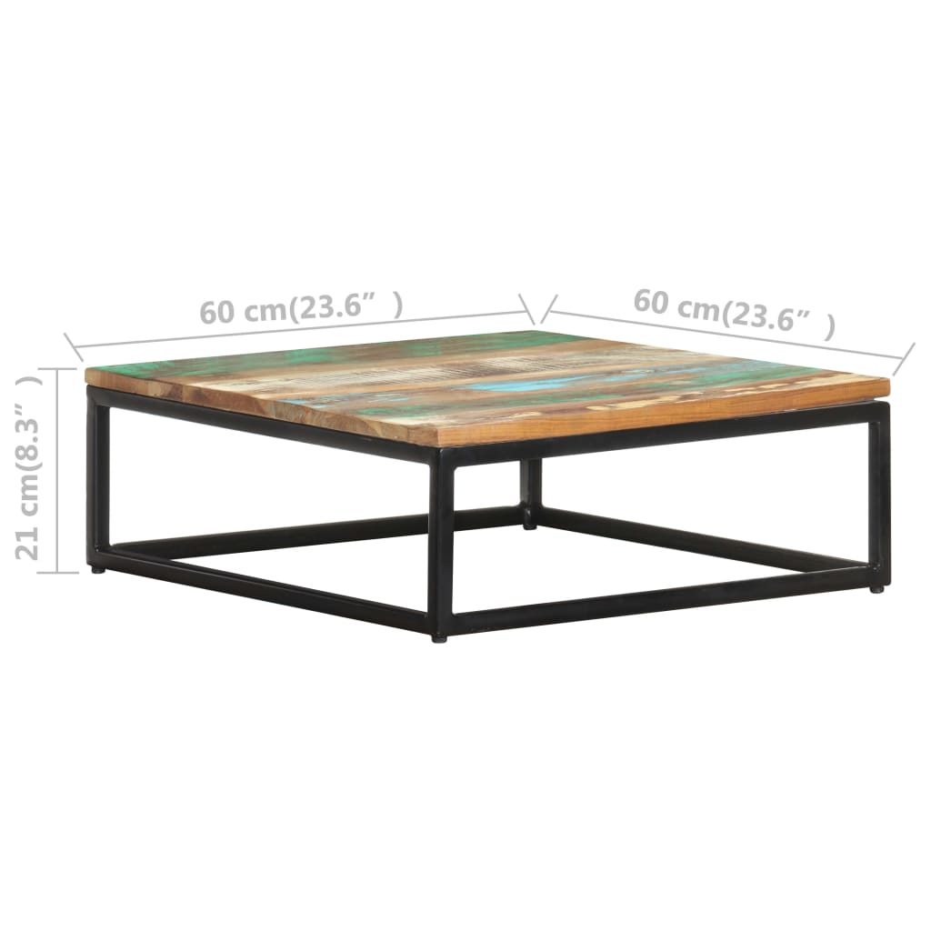 2-delige Salontafelset massief gerecycled hout is nu te koop bij PeponiXL, paradijselijk wonen!