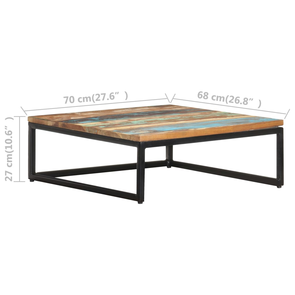 2-delige Salontafelset massief gerecycled hout is nu te koop bij PeponiXL, paradijselijk wonen!