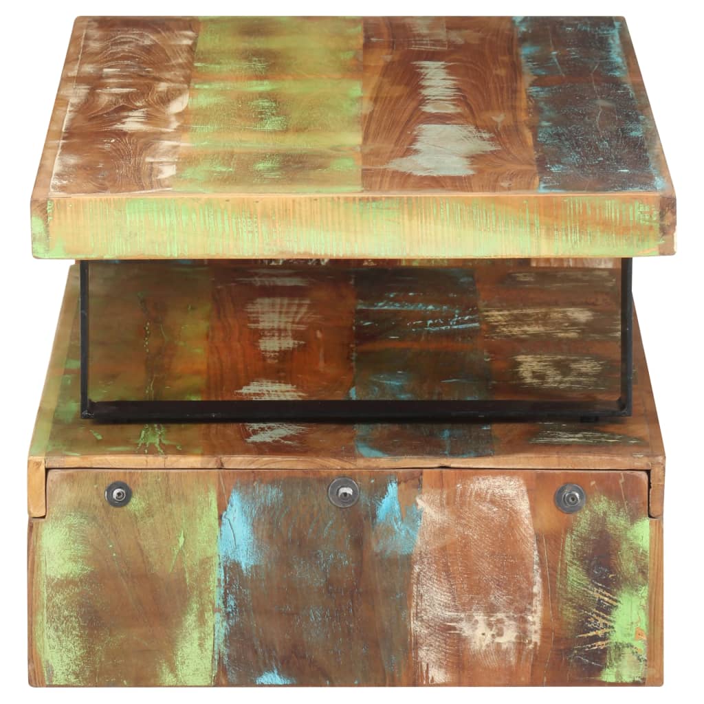 2-delige Salontafelset massief gerecycled hout is nu te koop bij PeponiXL, paradijselijk wonen!