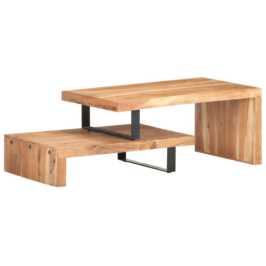 2-delige Salontafelset massief acaciahout is nu te koop bij PeponiXL, paradijselijk wonen!