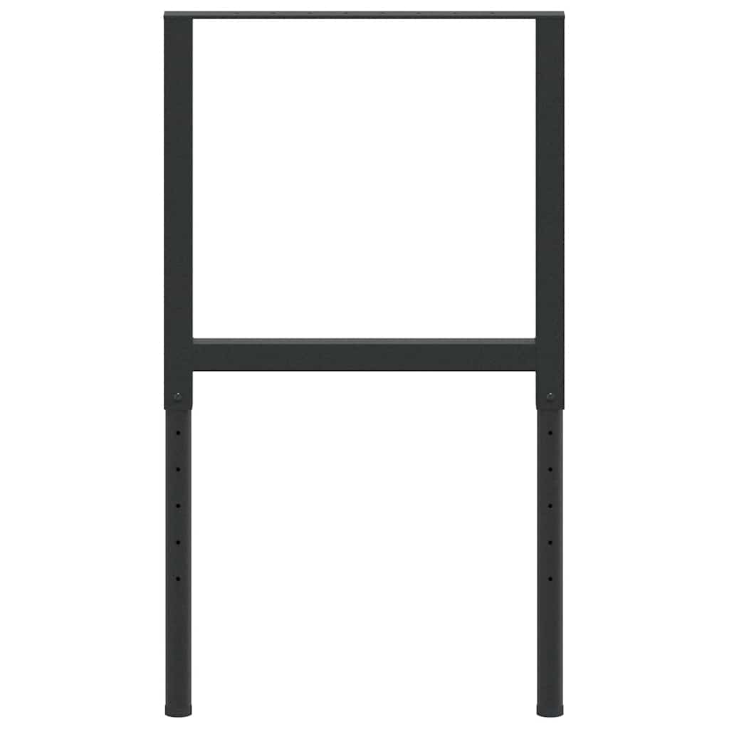 Werkbankframes verstelbaar 2 st 55x(69-95,5) cm metaal zwart is nu te koop bij PeponiXL, paradijselijk wonen!