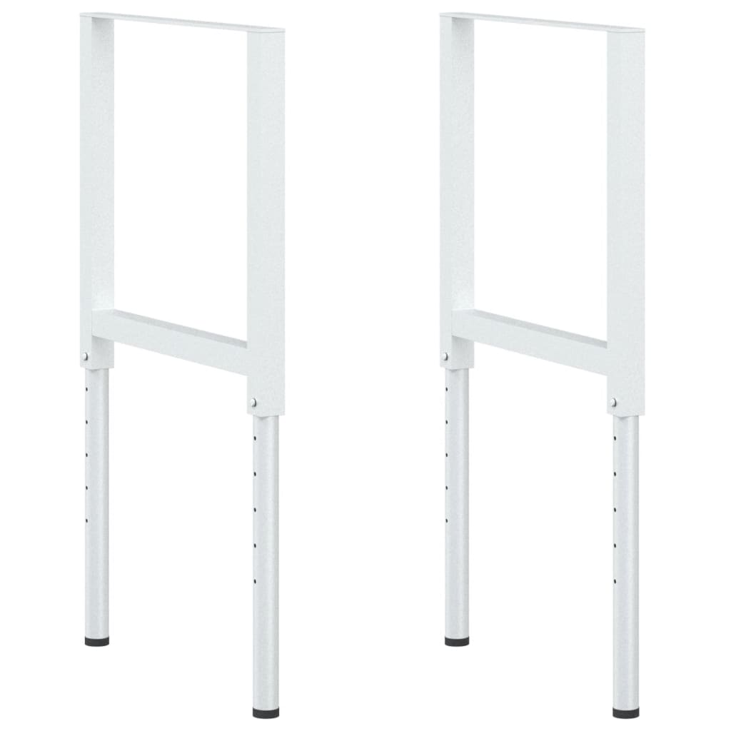 Werkbankframes verstelbaar 2 st 55x(69-95,5) cm metaal grijs is nu te koop bij PeponiXL, paradijselijk wonen!
