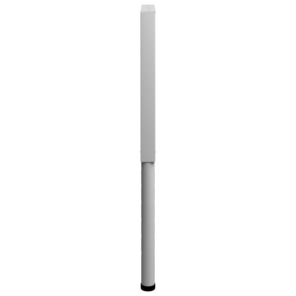 Werkbankframes verstelbaar 2 st 55x(69-95,5) cm metaal grijs is nu te koop bij PeponiXL, paradijselijk wonen!