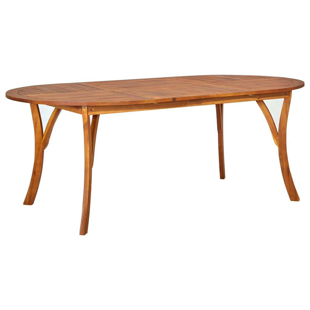 Tuintafel 201x100x75 cm massief acaciahout is nu te koop bij PeponiXL, paradijselijk wonen!