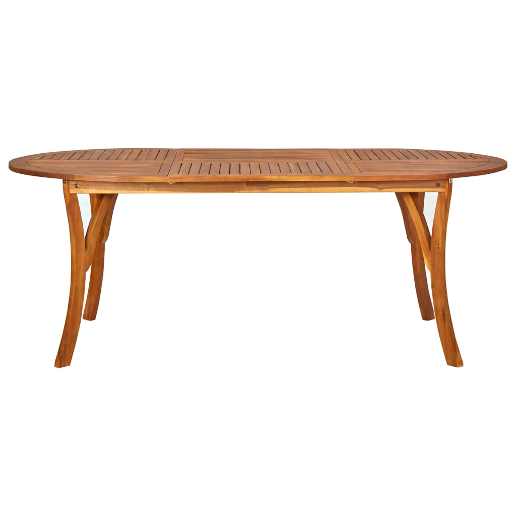 Tuintafel 201x100x75 cm massief acaciahout is nu te koop bij PeponiXL, paradijselijk wonen!