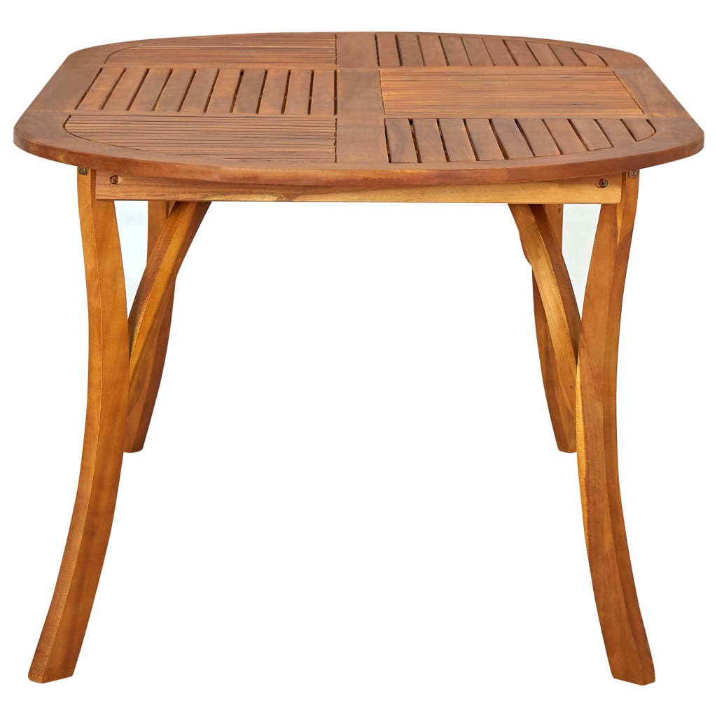 Tuintafel 201x100x75 cm massief acaciahout is nu te koop bij PeponiXL, paradijselijk wonen!