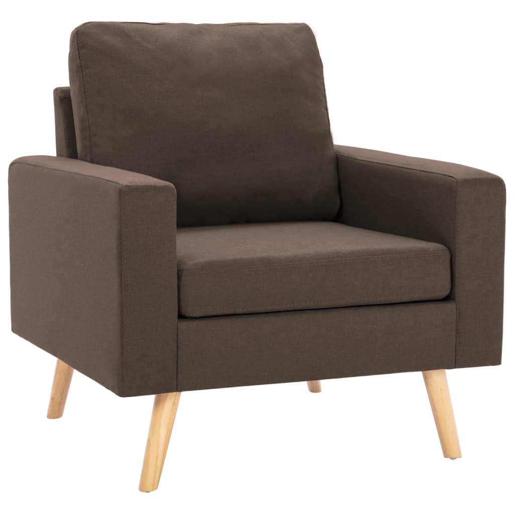2-delig Bankstel stof bruin is nu te koop bij PeponiXL, paradijselijk wonen!