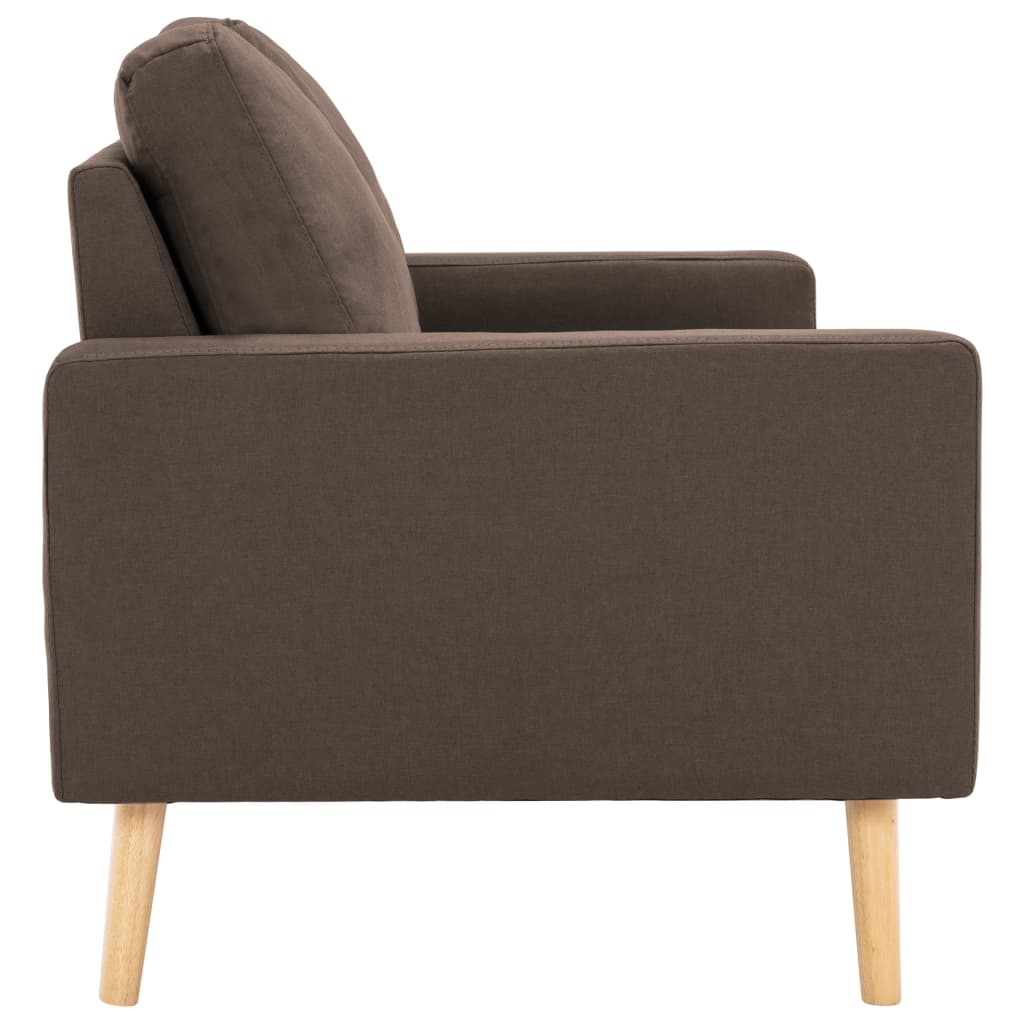 2-delig Bankstel stof bruin is nu te koop bij PeponiXL, paradijselijk wonen!