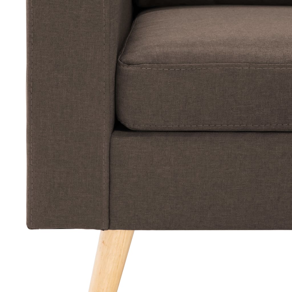 2-delig Bankstel stof bruin is nu te koop bij PeponiXL, paradijselijk wonen!