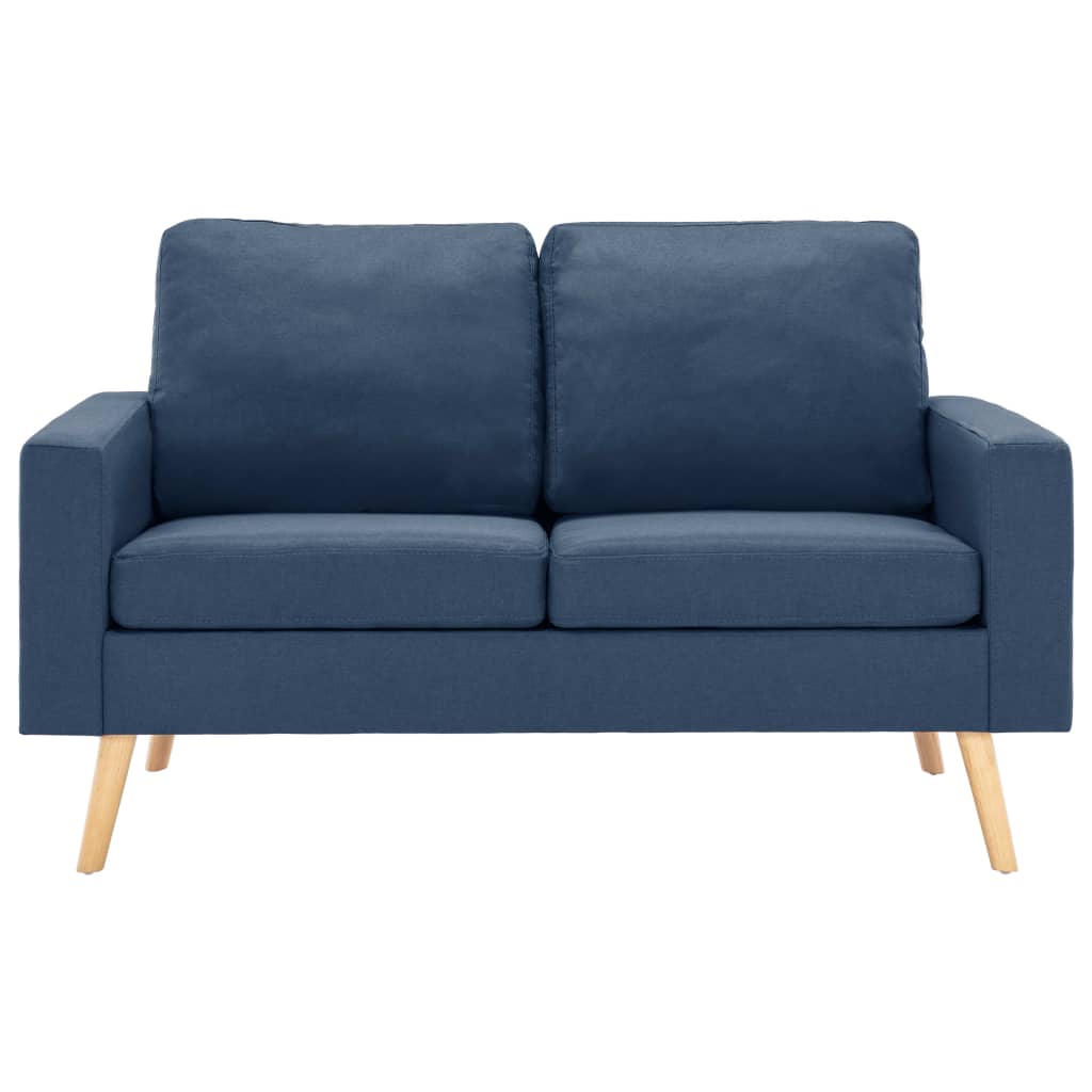 2-delig Bankstel stof blauw is nu te koop bij PeponiXL, paradijselijk wonen!