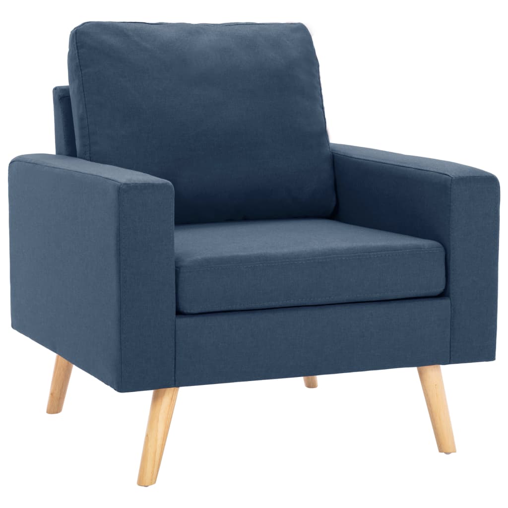 2-delig Bankstel stof blauw is nu te koop bij PeponiXL, paradijselijk wonen!
