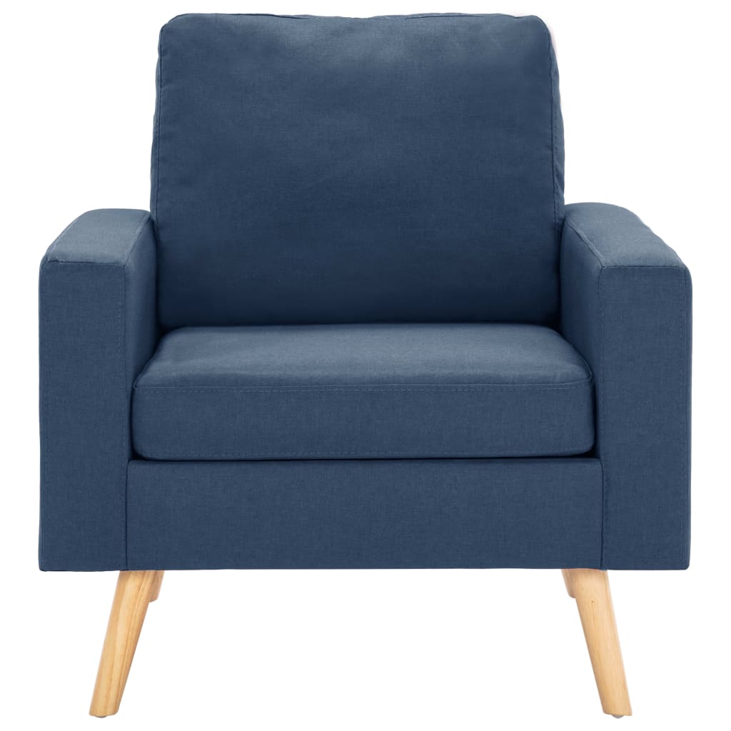2-delig Bankstel stof blauw is nu te koop bij PeponiXL, paradijselijk wonen!