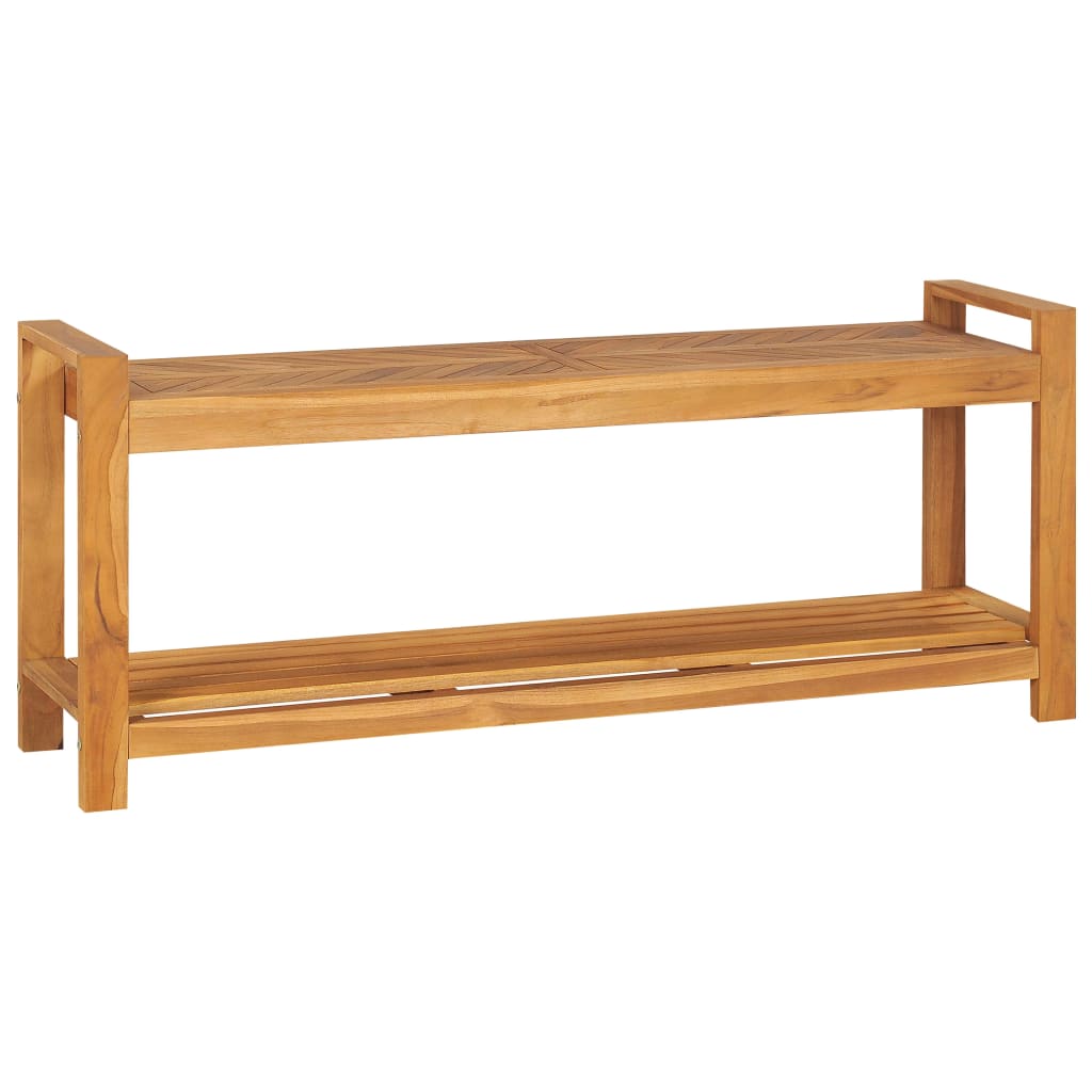 Bankje 120 cm massief teakhout is nu te koop bij PeponiXL, paradijselijk wonen!