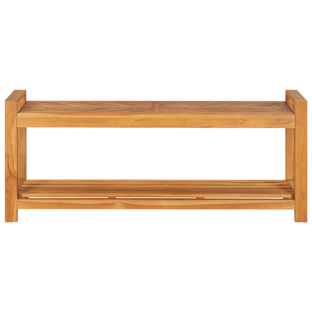 Bankje 120 cm massief teakhout is nu te koop bij PeponiXL, paradijselijk wonen!