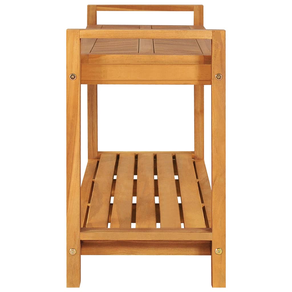 Bankje 120 cm massief teakhout is nu te koop bij PeponiXL, paradijselijk wonen!