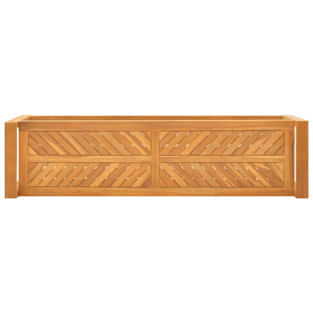 Bankje 120 cm massief teakhout is nu te koop bij PeponiXL, paradijselijk wonen!