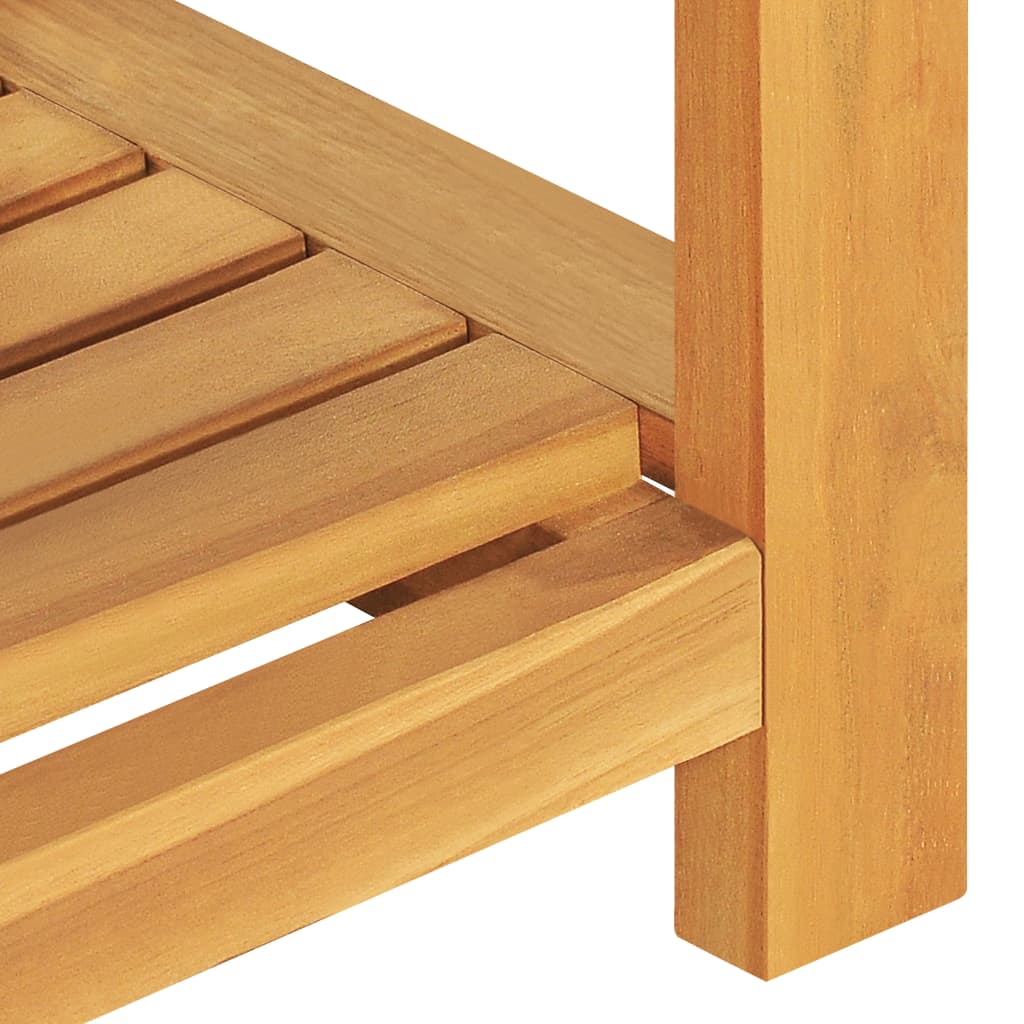 Bankje 120 cm massief teakhout is nu te koop bij PeponiXL, paradijselijk wonen!