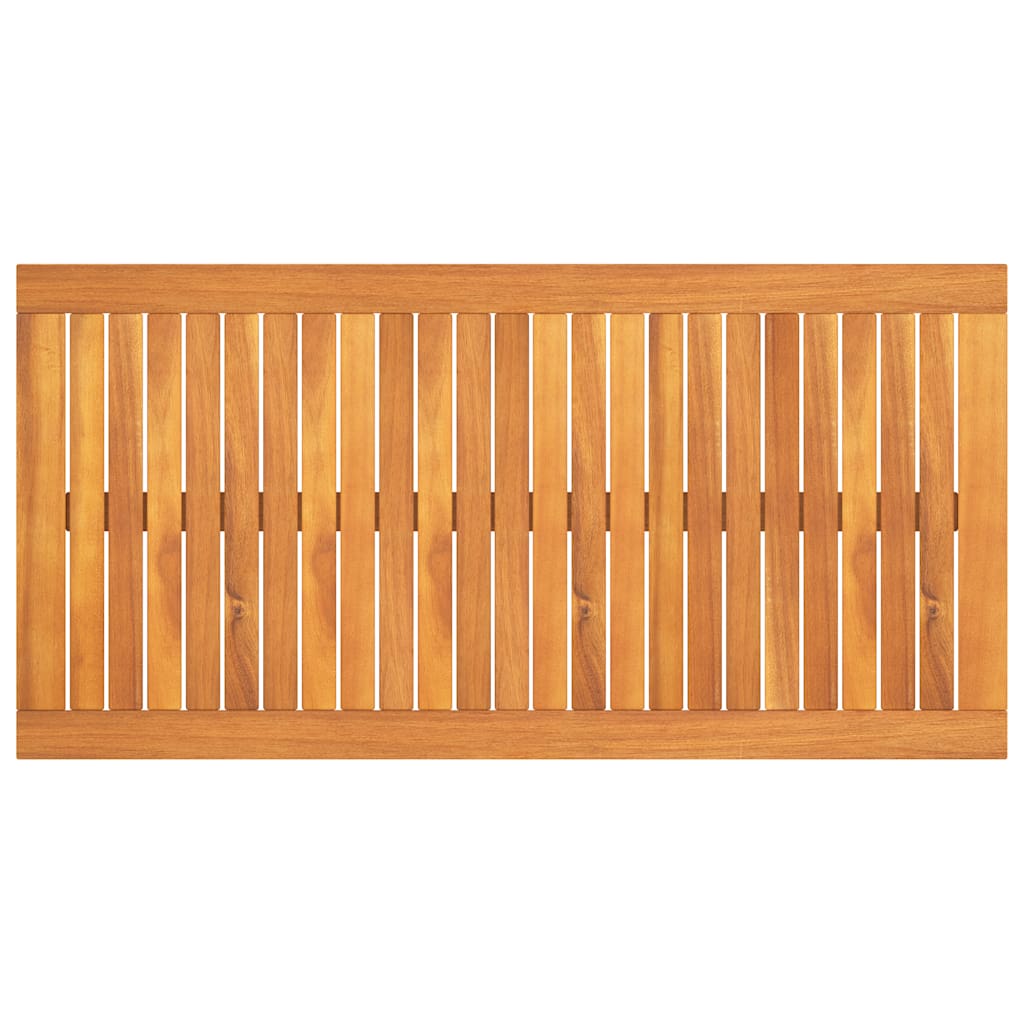 Salontafel 100x50x33 cm massief acaciahout is nu te koop bij PeponiXL, paradijselijk wonen!