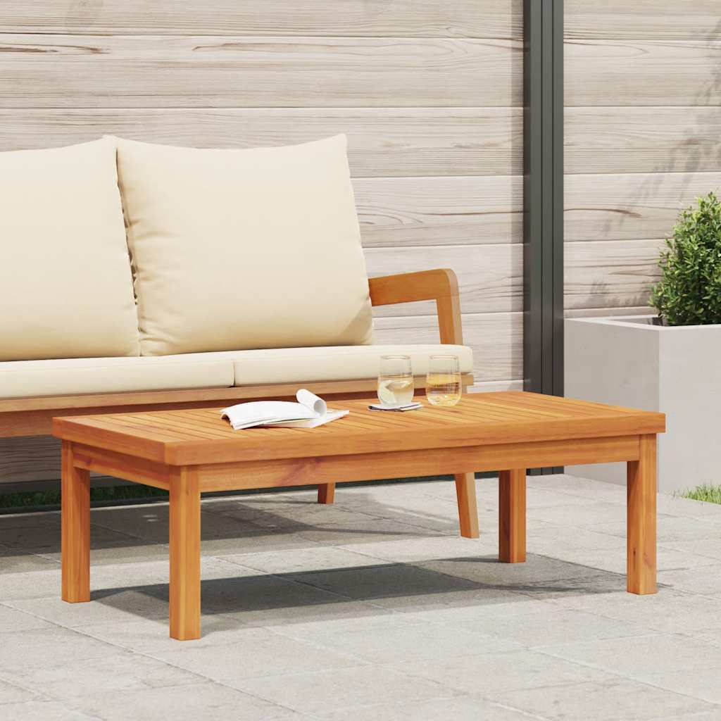 Salontafel 100x50x33 cm massief acaciahout is nu te koop bij PeponiXL, paradijselijk wonen!