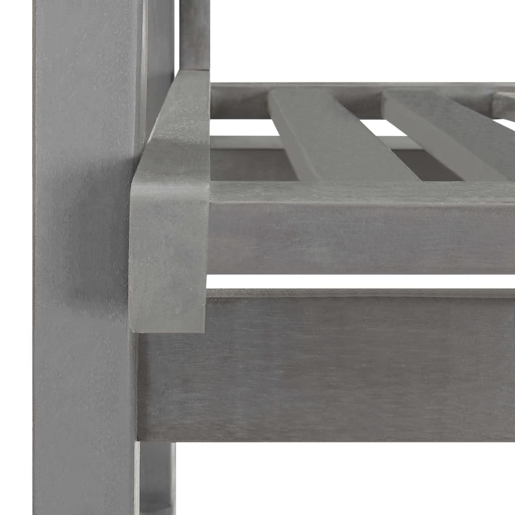 Schommelstoel massief acaciahout grijs is nu te koop bij PeponiXL, paradijselijk wonen!