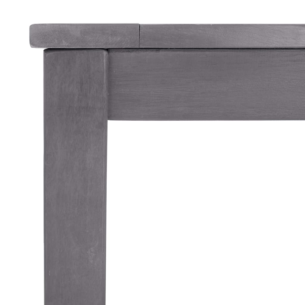 Tuintafel 140x80x74 cm massief acaciahout greywash is nu te koop bij PeponiXL, paradijselijk wonen!