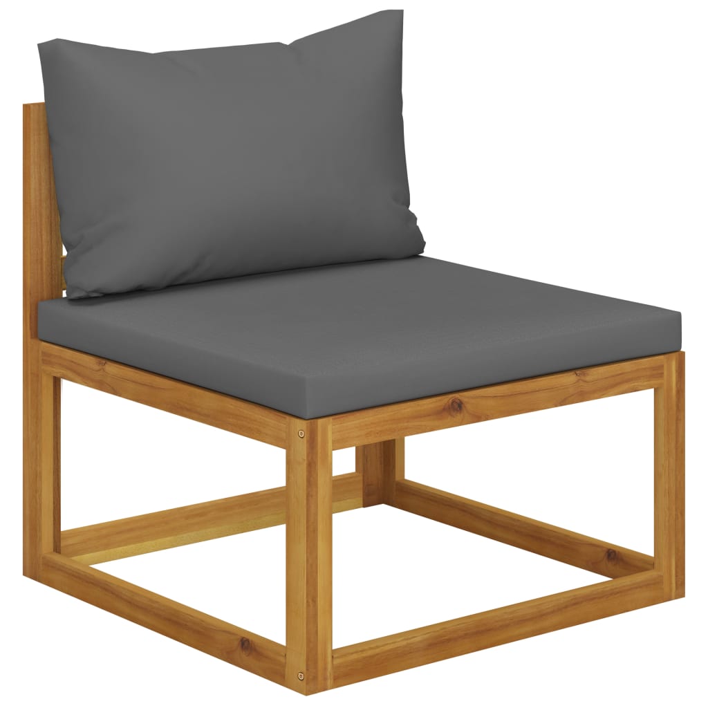 3-delige Loungeset met kussens massief acaciahout is nu te koop bij PeponiXL, paradijselijk wonen!