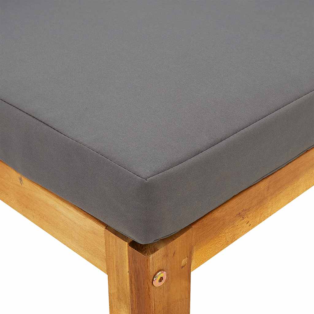 2-delige Loungeset met kussens massief acaciahout is nu te koop bij PeponiXL, paradijselijk wonen!