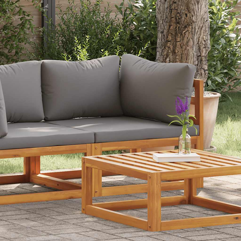 Hoekbank sectioneel met donkergrijs kussen massief acaciahout is nu te koop bij PeponiXL, paradijselijk wonen!