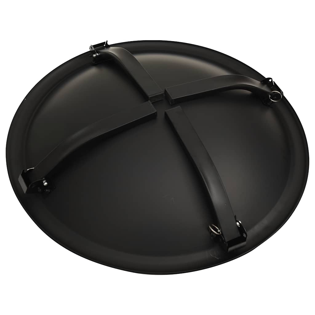 Vuurschaal en barbecue 2-in-1 met pook 56x56x49 cm staal is nu te koop bij PeponiXL, paradijselijk wonen!