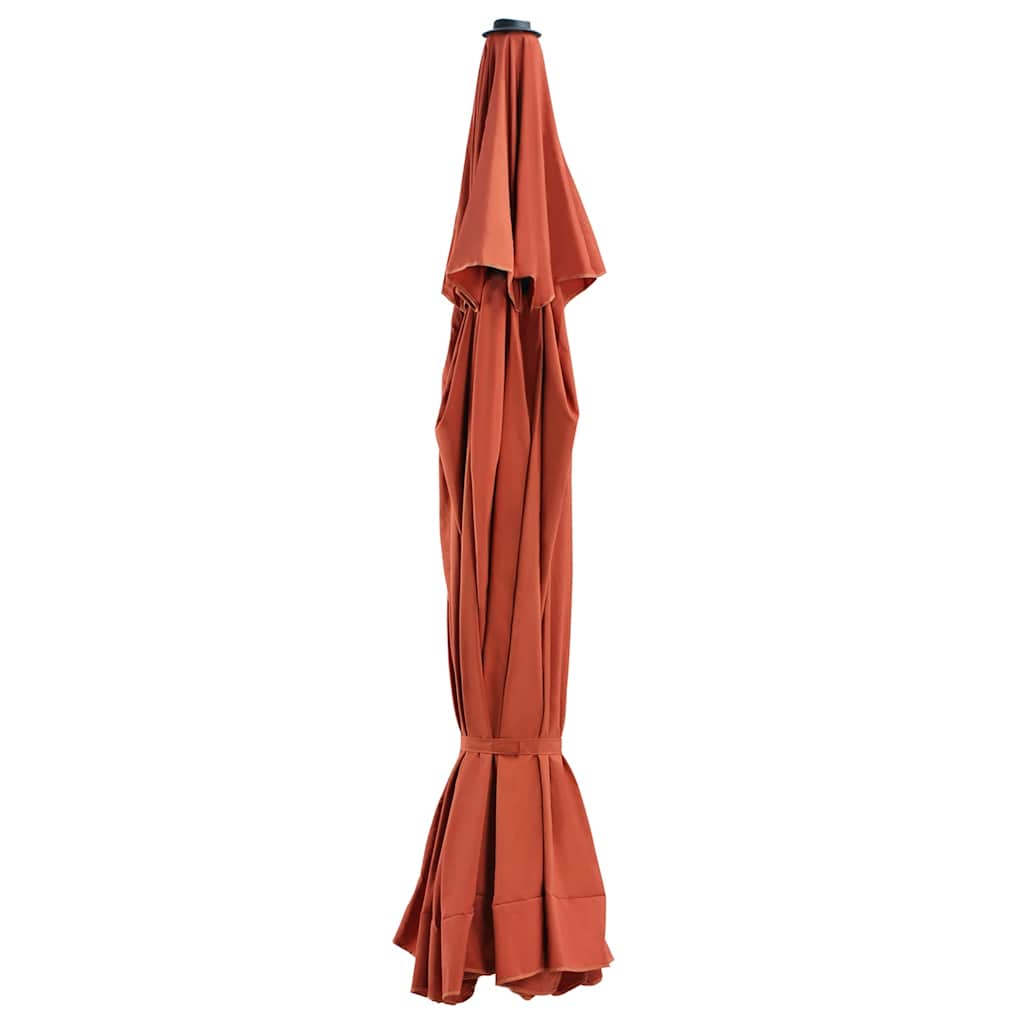 Vervangingsdoek voor parasol 500 cm terracottakleurig is nu te koop bij PeponiXL, paradijselijk wonen!