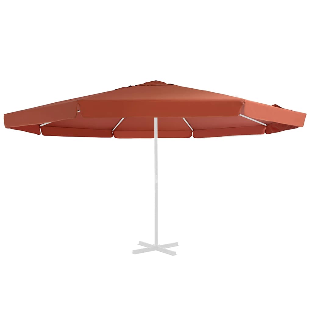 Vervangingsdoek voor parasol 500 cm terracottakleurig is nu te koop bij PeponiXL, paradijselijk wonen!