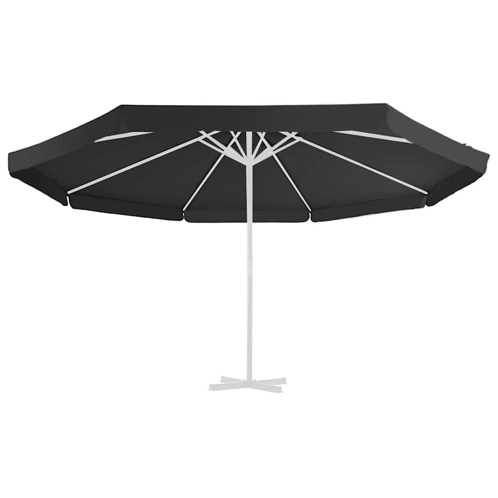 Vervangingsdoek voor parasol 515 cm zwart is nu te koop bij PeponiXL, paradijselijk wonen!