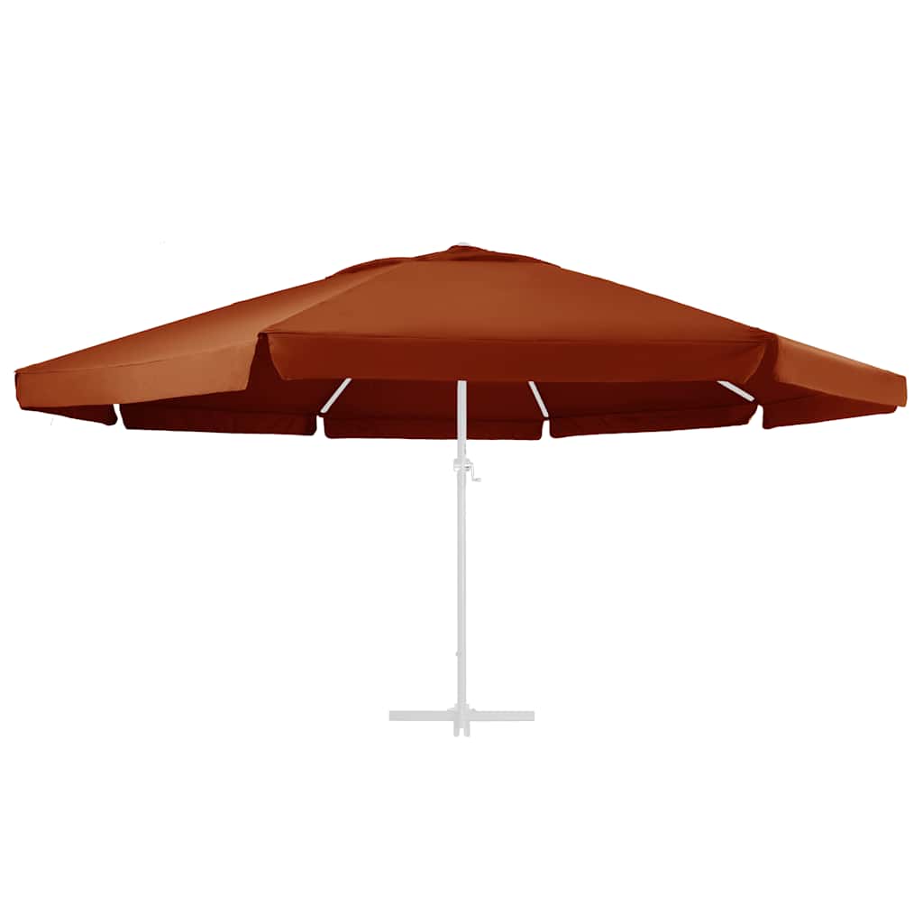 Vervangingsdoek voor parasol 610 cm terracottakleurig is nu te koop bij PeponiXL, paradijselijk wonen!