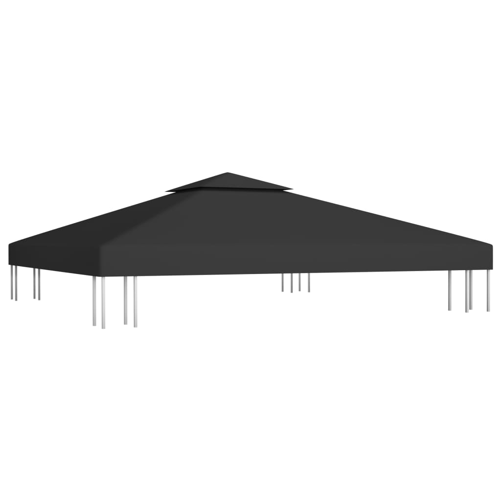 Prieeldak 2-laags 310 g/m² 3x3 m zwart is nu te koop bij PeponiXL, paradijselijk wonen!