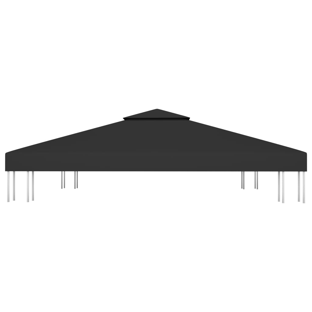 Prieeldak 2-laags 310 g/m² 3x3 m zwart is nu te koop bij PeponiXL, paradijselijk wonen!