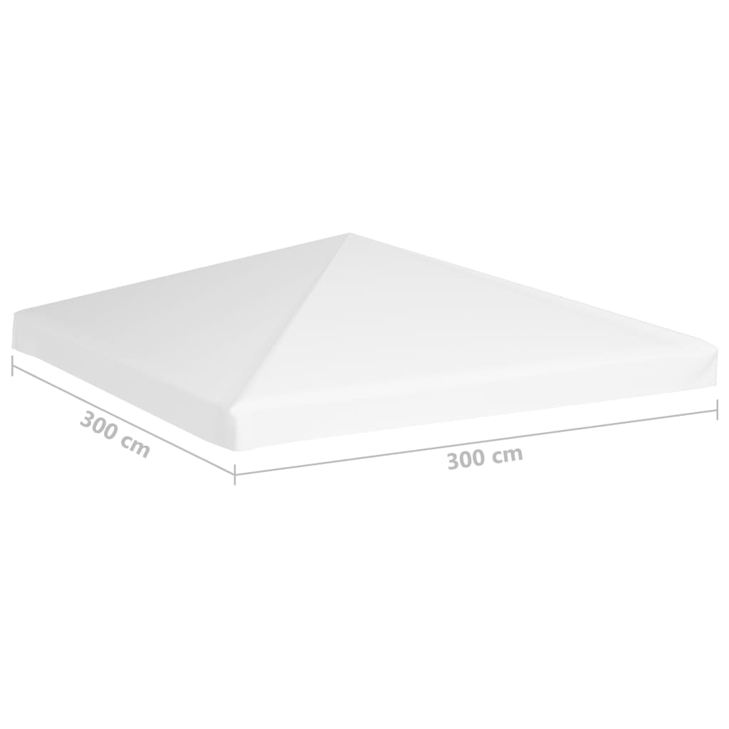 Prieeldak 270 g/m² 3x3 m wit is nu te koop bij PeponiXL, paradijselijk wonen!