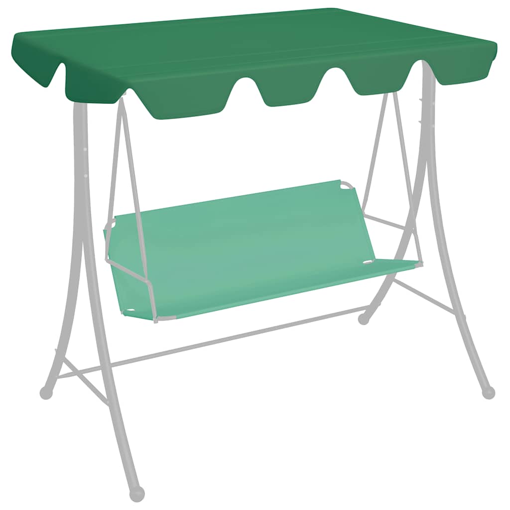 Vervangingsluifel voor schommelbank 188/168x145/110 cm groen is nu te koop bij PeponiXL, paradijselijk wonen!