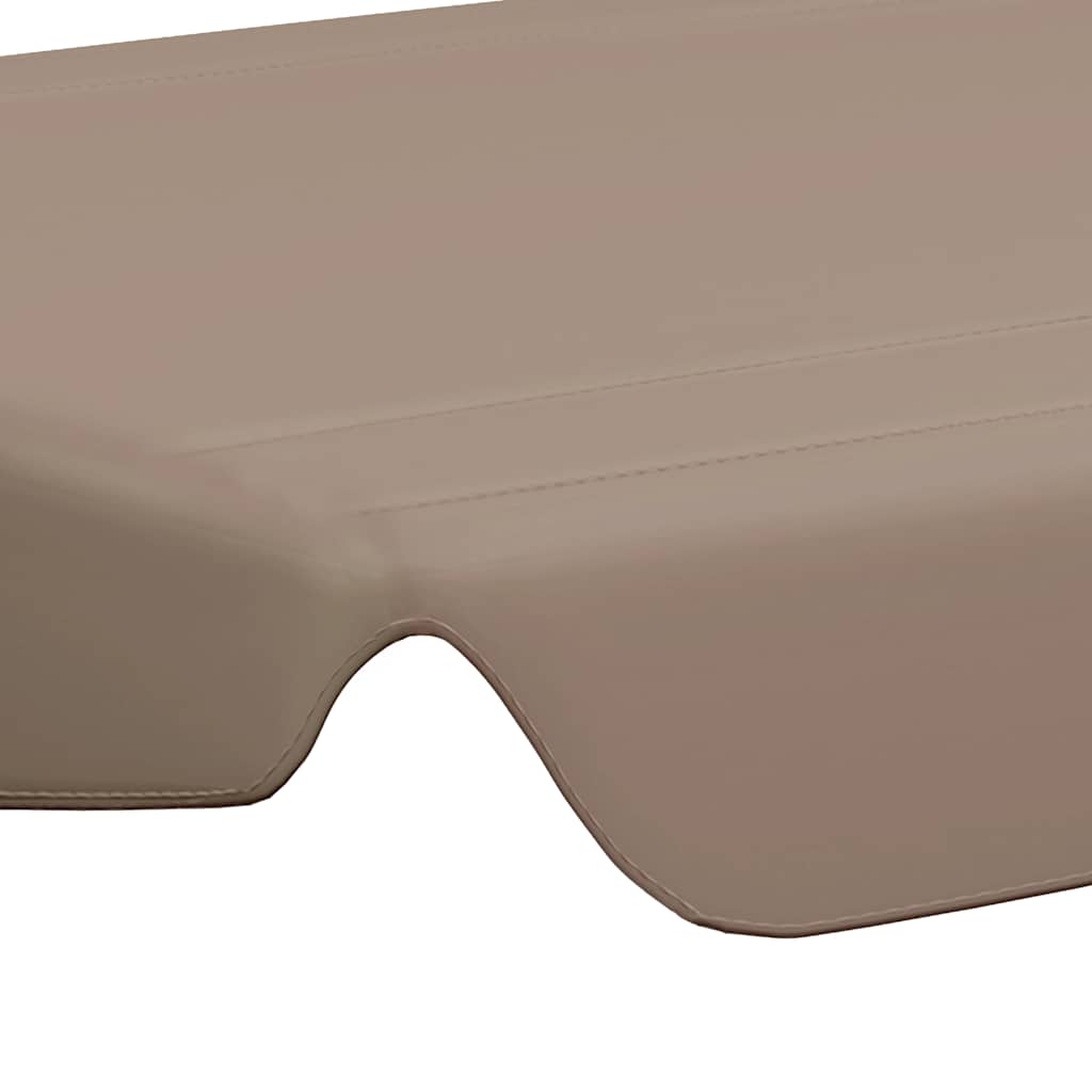 Vervangingsluifel voor schommelbank 188/168x145/110 cm taupe is nu te koop bij PeponiXL, paradijselijk wonen!