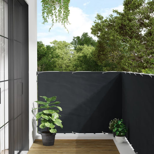Balkonscherm 120x300 cm oxford stof antraciet is nu te koop bij PeponiXL, paradijselijk wonen!
